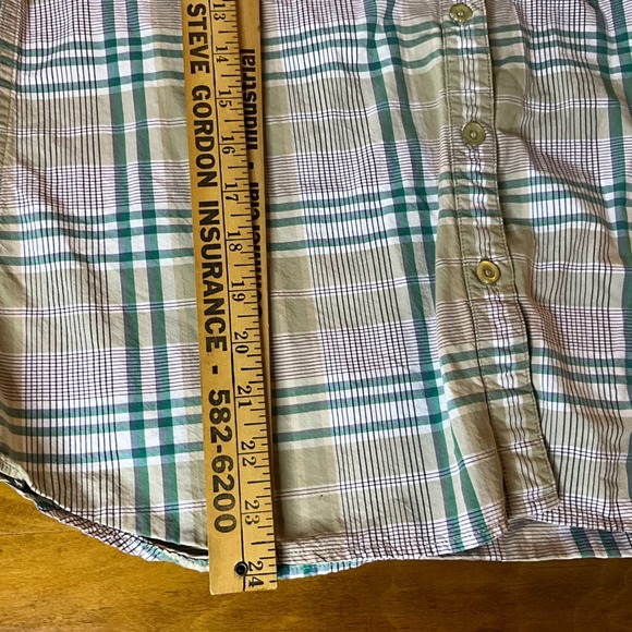 Cabela's Womens L Plaid Western Shirt Embroidered Floral Long Sleeve - Picture 6 of 7